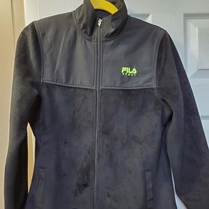 Zippered sweat jacket